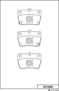 LPR-SA 05P997 - Kit de plaquettes de frein, frein à disque cwaw.fr