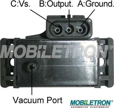 Mobiletron MS-D01 - Capteur, pression du tuyau d'admission cwaw.fr