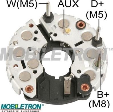 Mobiletron RB-53H - Pont de diodes, alternateur cwaw.fr