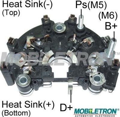 Mobiletron RB-160H - Pont de diodes, alternateur cwaw.fr