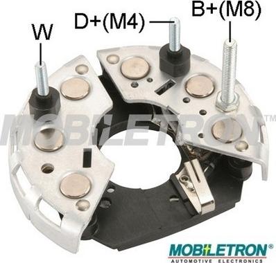 Mobiletron RB-17H - Pont de diodes, alternateur cwaw.fr