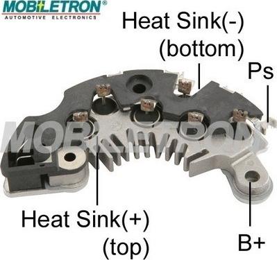 Mobiletron RD-95A - Pont de diodes, alternateur cwaw.fr