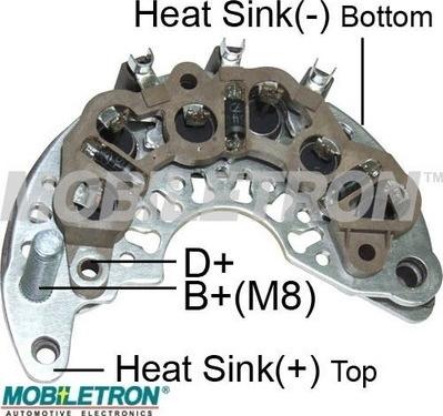 Mobiletron RD-39H - Pont de diodes, alternateur cwaw.fr
