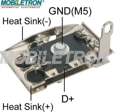 Mobiletron RH-50 - Pont de diodes, alternateur cwaw.fr