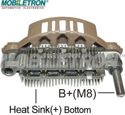 Mobiletron RM-205 - Pont de diodes, alternateur cwaw.fr