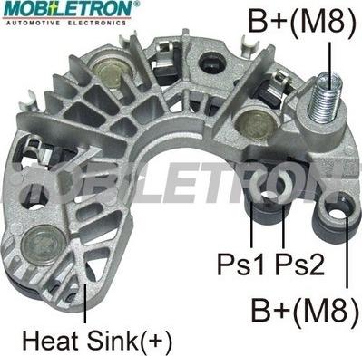 Mobiletron RP-43 - Pont de diodes, alternateur cwaw.fr