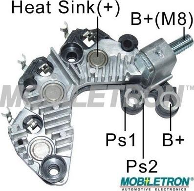 Mobiletron RP-39H - Pont de diodes, alternateur cwaw.fr