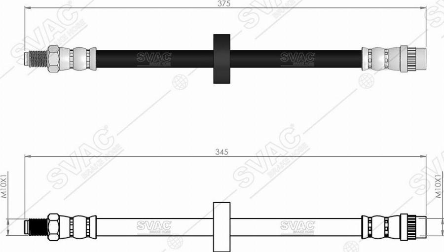 MOBILVERDE 50304993 - Flexible de frein cwaw.fr