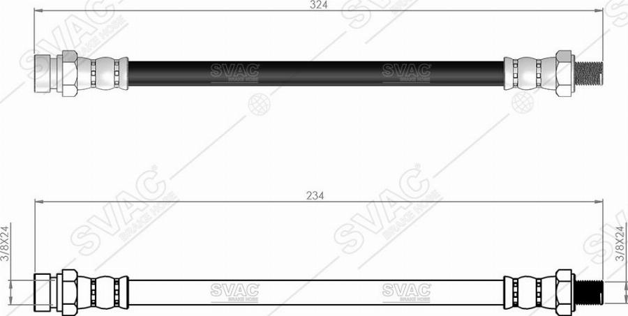 MOBILVERDE 50304992 - Flexible de frein cwaw.fr