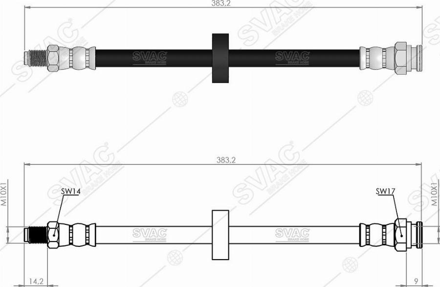 MOBILVERDE 50304942 - Flexible de frein cwaw.fr