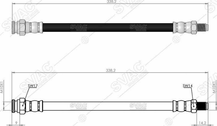 MOBILVERDE 50304914 - Flexible de frein cwaw.fr