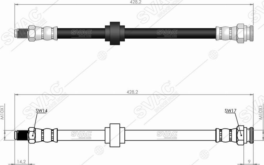 MOBILVERDE 50304915 - Flexible de frein cwaw.fr