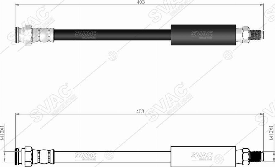 MOBILVERDE 50304910 - Flexible de frein cwaw.fr