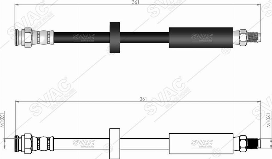 MOBILVERDE 50304913 - Flexible de frein cwaw.fr