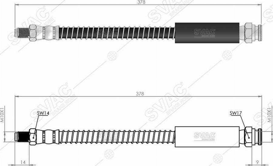 MOBILVERDE 50304912 - Flexible de frein cwaw.fr