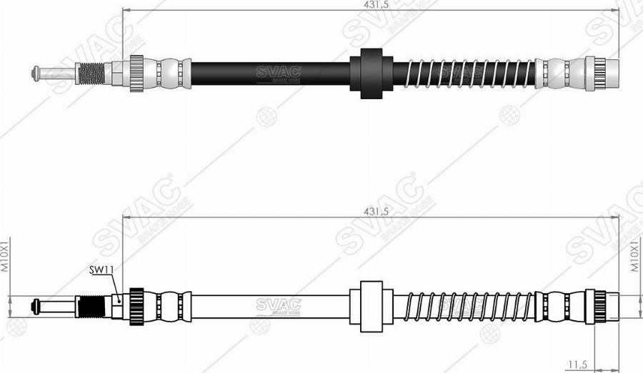 MOBILVERDE 50304917 - Flexible de frein cwaw.fr