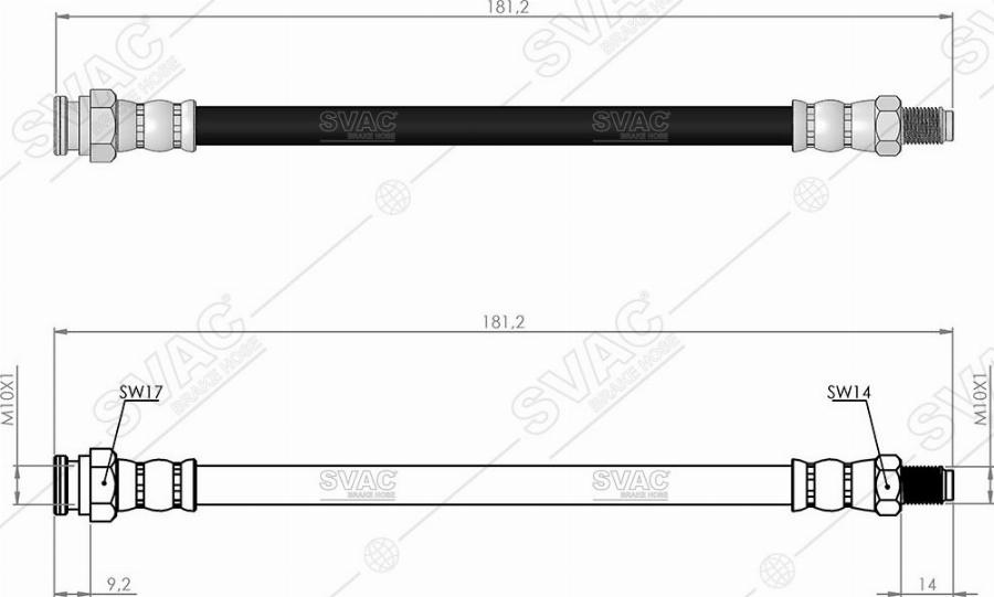 MOBILVERDE 50304981 - Flexible de frein cwaw.fr