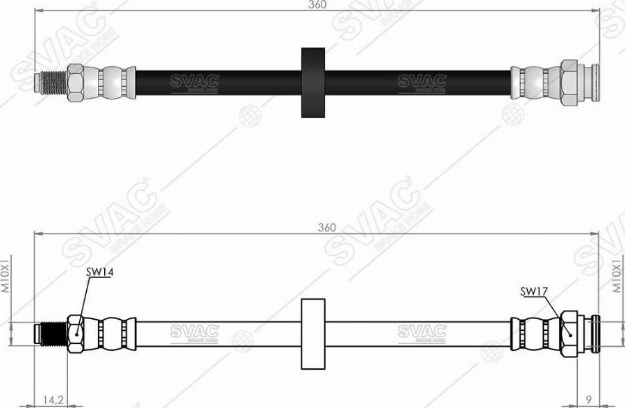 MOBILVERDE 50304926 - Flexible de frein cwaw.fr