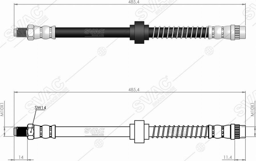 MOBILVERDE 50304928 - Flexible de frein cwaw.fr