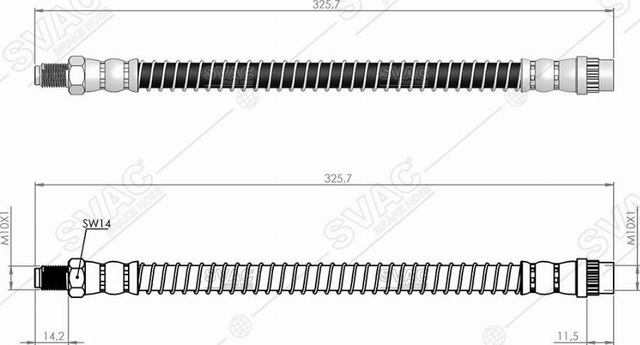 MOBILVERDE 50304923 - Flexible de frein cwaw.fr