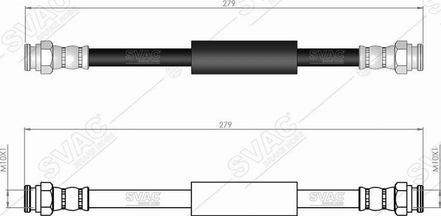 MOBILVERDE 50304975 - Flexible de frein cwaw.fr