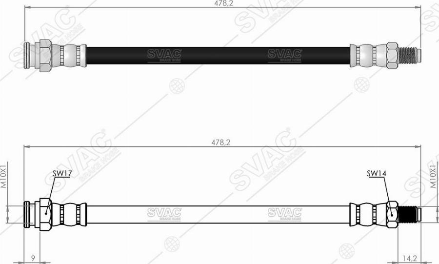 MOBILVERDE 50304977 - Flexible de frein cwaw.fr