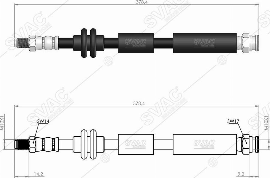 MOBILVERDE 50304497 - Flexible de frein cwaw.fr