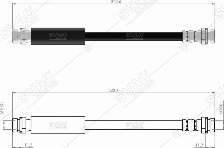 MOBILVERDE 50304457 - Flexible de frein cwaw.fr