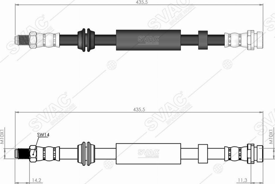 MOBILVERDE 50304464 - Flexible de frein cwaw.fr