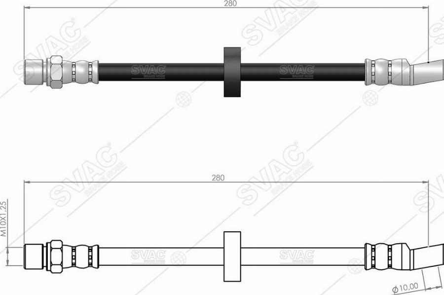 MOBILVERDE 50304401 - Flexible de frein cwaw.fr