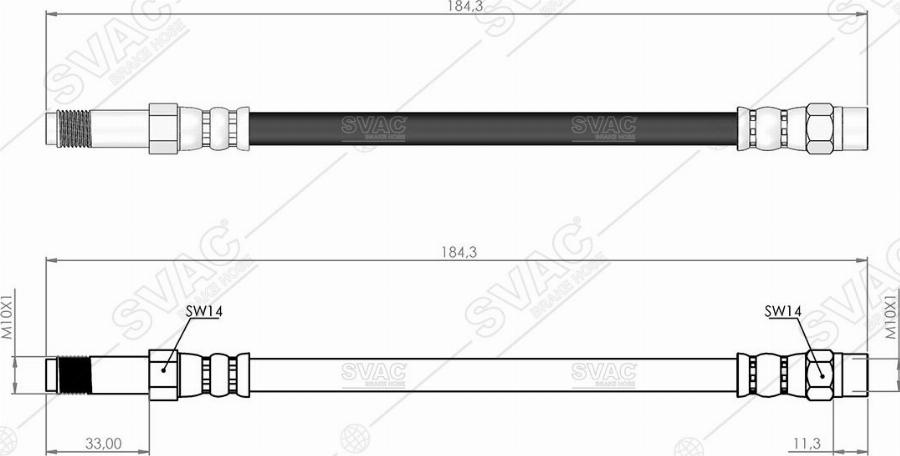 MOBILVERDE 50304481 - Flexible de frein cwaw.fr