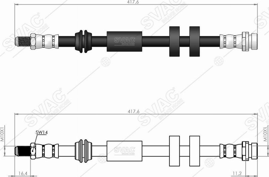 MOBILVERDE 50304482 - Flexible de frein cwaw.fr