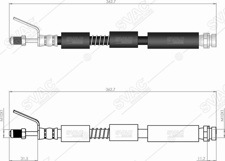 MOBILVERDE 50304433 - Flexible de frein cwaw.fr