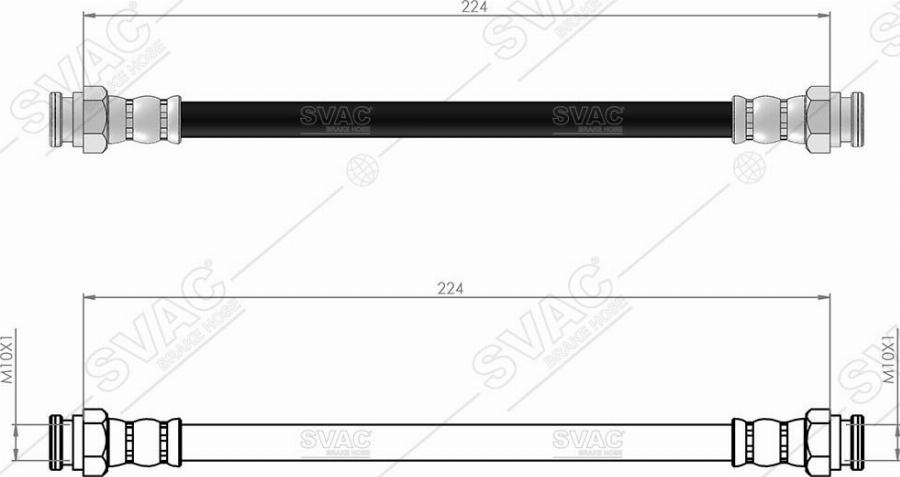 MOBILVERDE 50304599 - Flexible de frein cwaw.fr