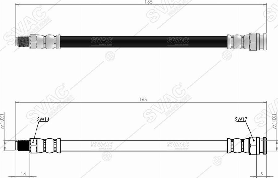 MOBILVERDE 50304598 - Flexible de frein cwaw.fr