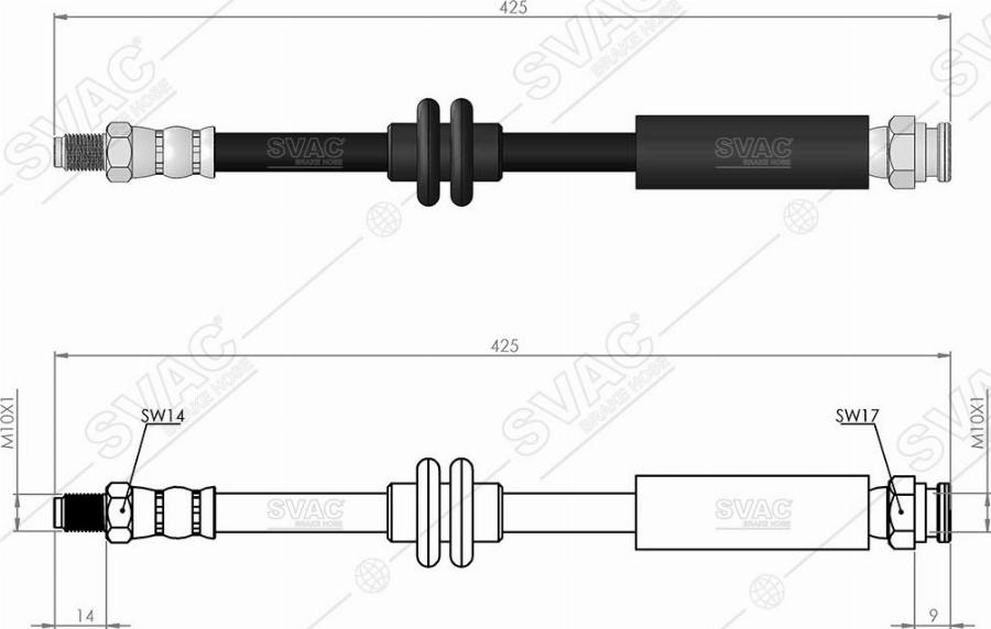 MOBILVERDE 50304597 - Flexible de frein cwaw.fr