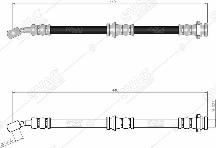 MOBILVERDE 50304557 - Flexible de frein cwaw.fr