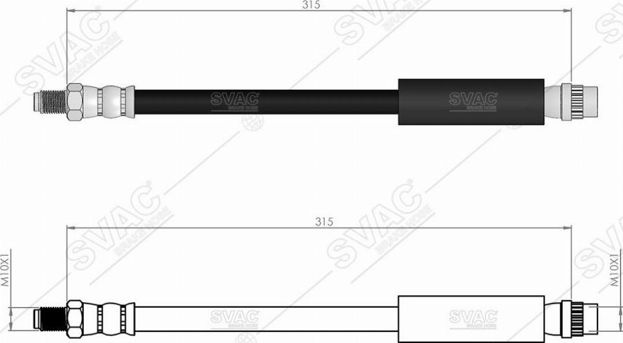 MOBILVERDE 50304565 - Flexible de frein cwaw.fr