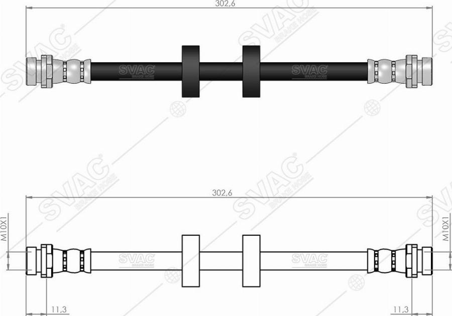 MOBILVERDE 50304507 - Flexible de frein cwaw.fr