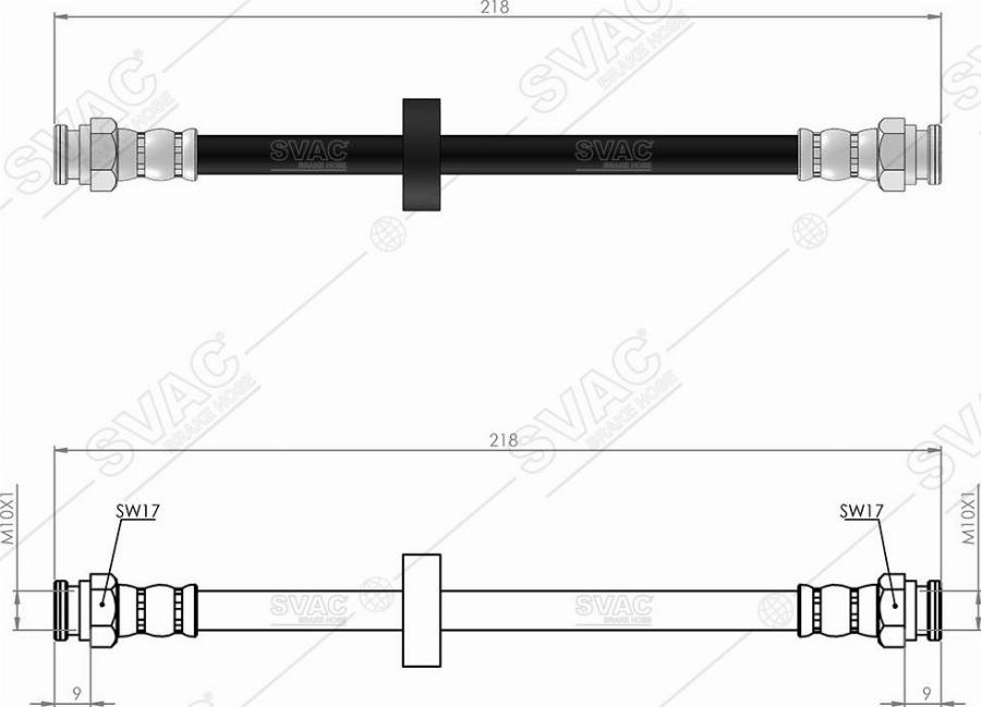 MOBILVERDE 50304586 - Flexible de frein cwaw.fr