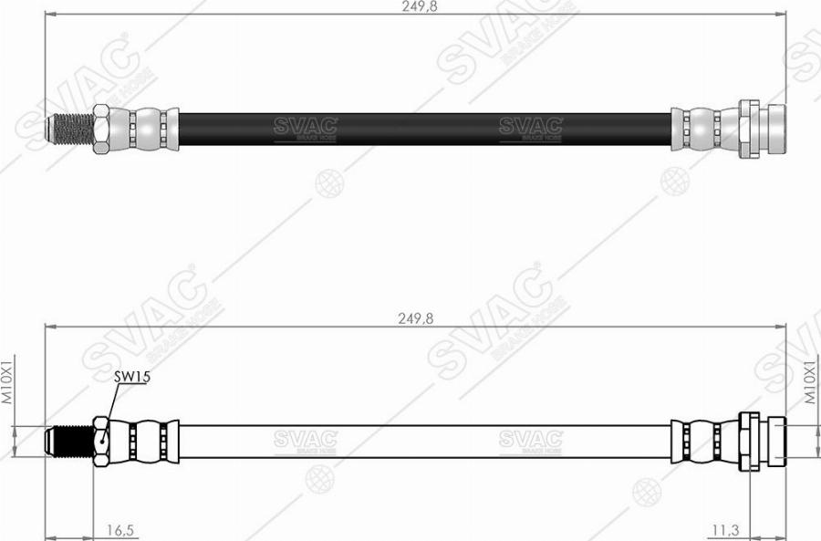 MOBILVERDE 50304529 - Flexible de frein cwaw.fr