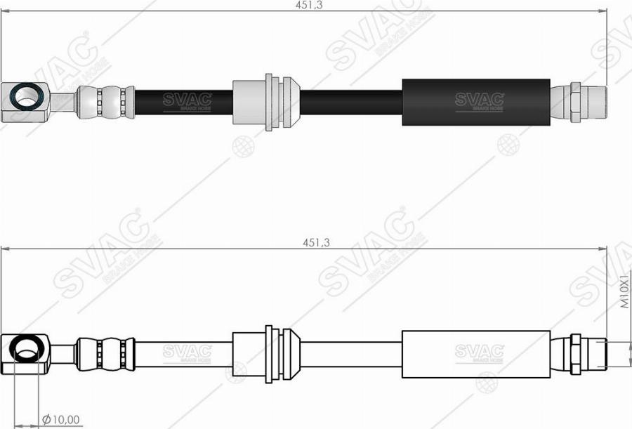 MOBILVERDE 50304578 - Flexible de frein cwaw.fr