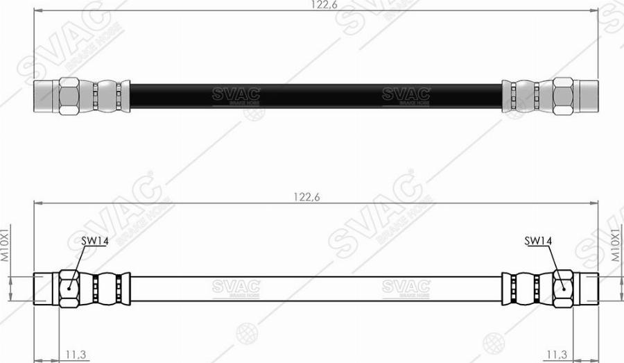 MOBILVERDE 50304690 - Flexible de frein cwaw.fr