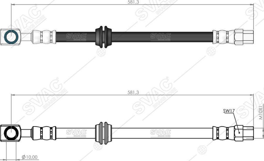 MOBILVERDE 50304698 - Flexible de frein cwaw.fr