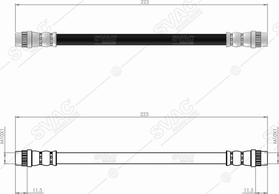 MOBILVERDE 50304649 - Flexible de frein cwaw.fr