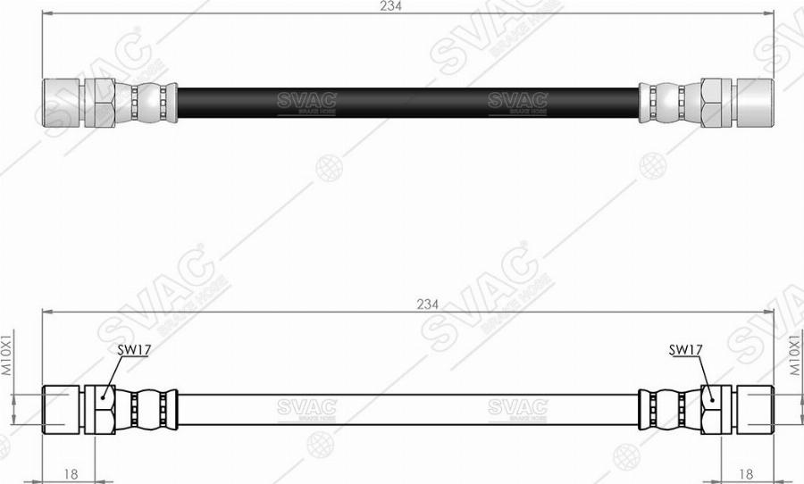 MOBILVERDE 50304656 - Flexible de frein cwaw.fr