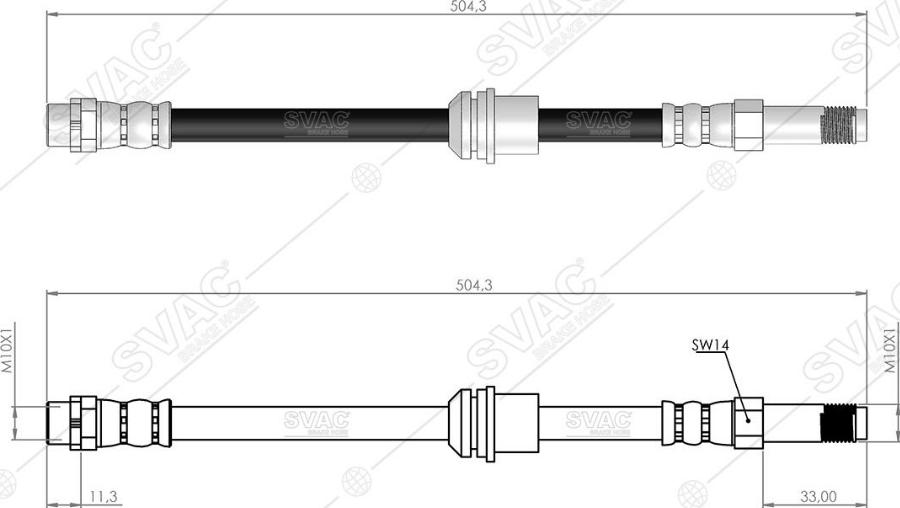 MOBILVERDE 50304669 - Flexible de frein cwaw.fr