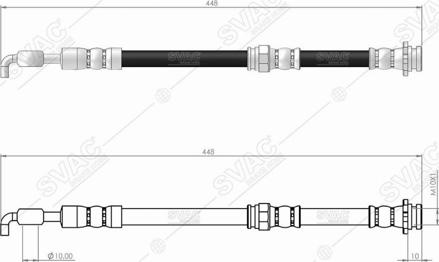 MOBILVERDE 50304605 - Flexible de frein cwaw.fr