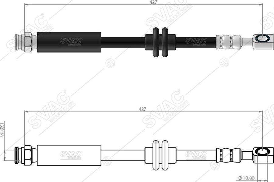 MOBILVERDE 50304600 - Flexible de frein cwaw.fr