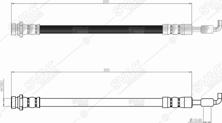 MOBILVERDE 50304624 - Flexible de frein cwaw.fr